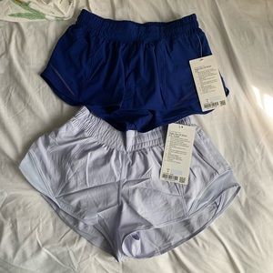 NWT lululemon hotty hot shorts